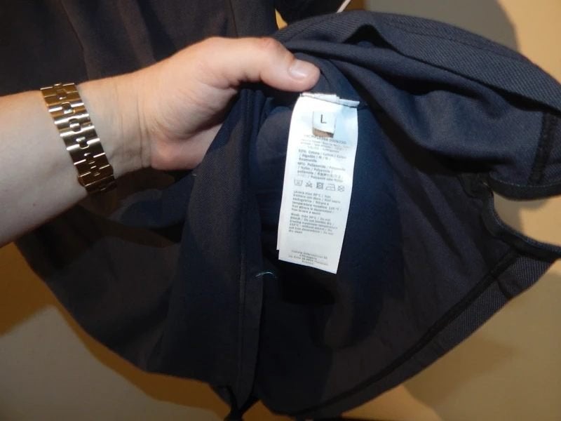 CP Company donker blauwe polo merk stiksel borst L, Kleding | Heren, Maat 52/54 (L), CP Company, Gedragen, Verzenden