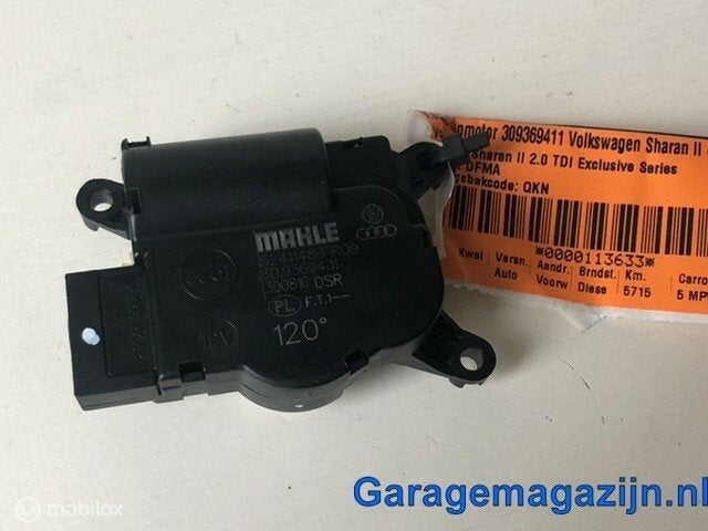 Kachelklepmotor mahle cebi 309369411 52411483R09 2017, Gebruikt, Volkswagen, Ophalen of Verzenden
