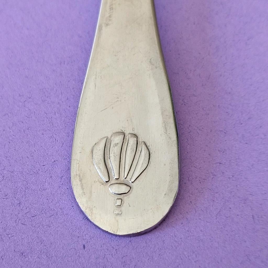 LEPELTJE MET HETE LUCHTBALLON*KINDER LEPEL, Verzenden, Zo goed als nieuw, Rvs of Chroom, Vaatwasserbestendig