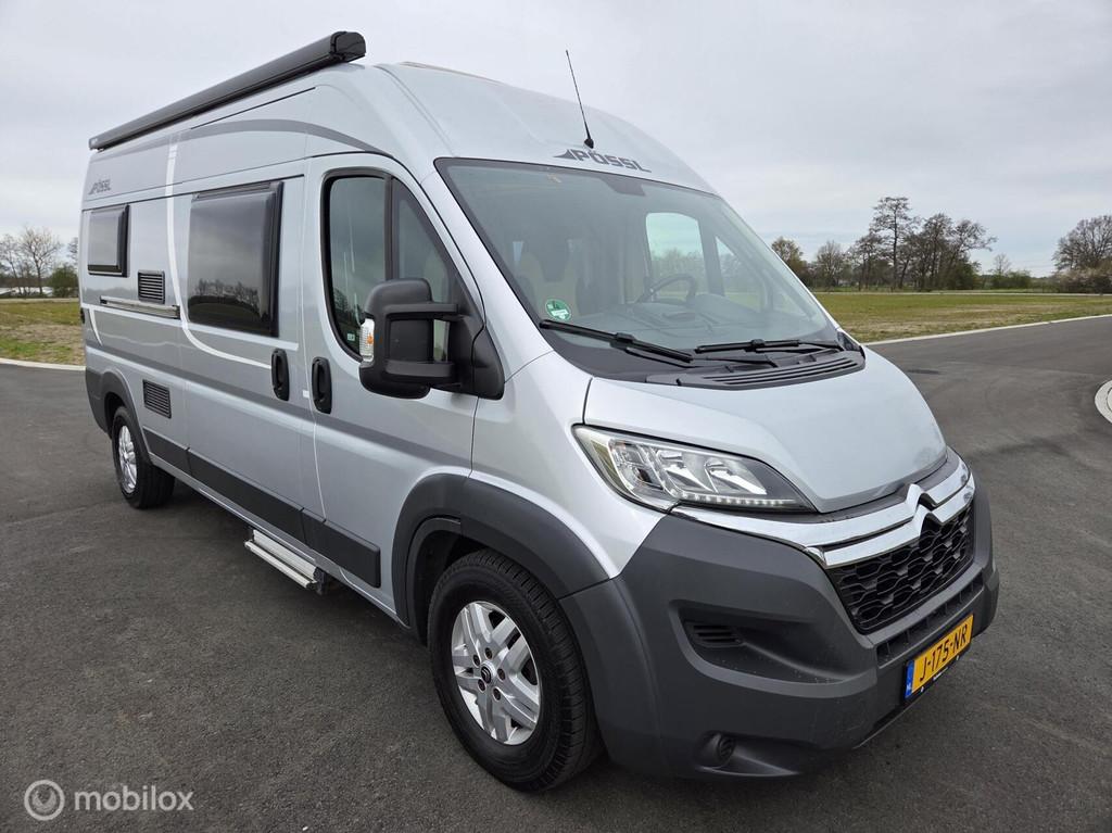 Possl 2Win buscamper 2017 163pk Euro-6, Airco, Cruise, Buscamper of Camperbus, Hordeur, Achteruitrijcamera, Pössl