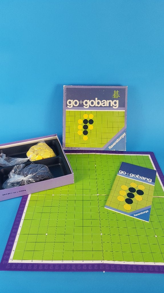 Go en Gobang, vintage bordspel, Ravensburger 1974. 7C6, Tweedehands verkoop, Tweedehands verkoop, Gebruikt, Ophalen of Verzenden