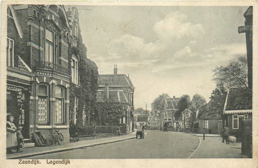 701-171-003 Zaandijk Lagendijk, Verzenden, Voor 1920, Noord-Holland