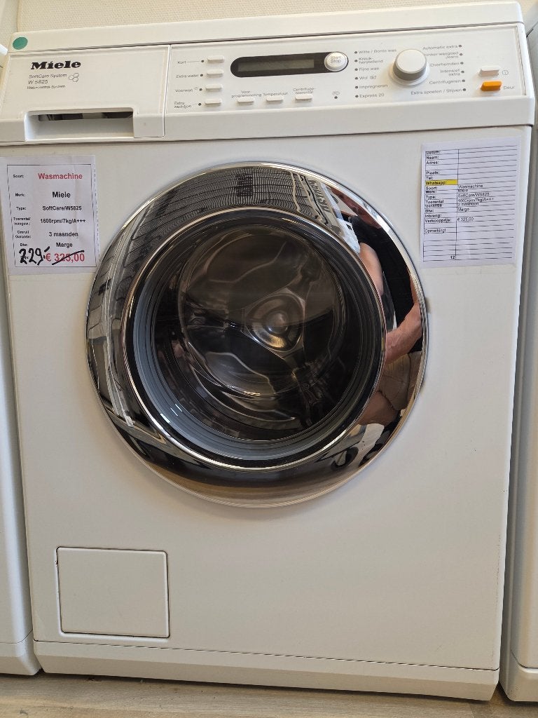 wasmachine - Miele - 7kg - A+++ UITVERKOOP!, Witgoed en Apparatuur, Wasmachines, Refurbished, Voorlader, 6 tot 8 kg, 85 tot 90 cm