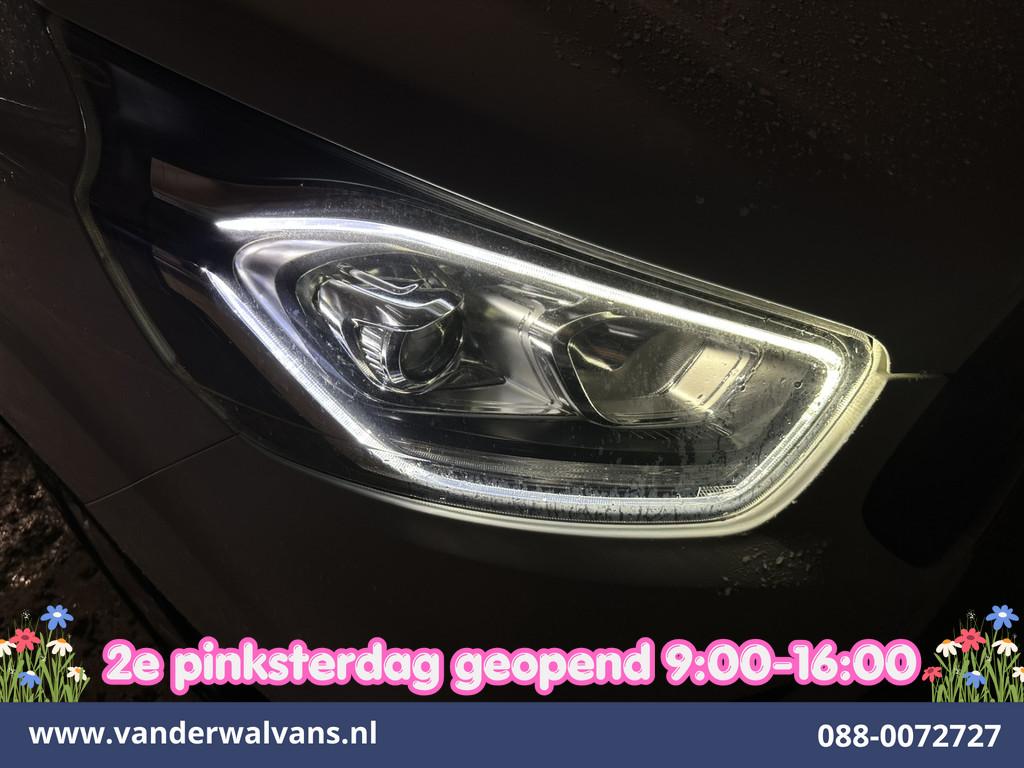 Ford Transit Custom 2.0 TDCI 131pk L2H1 Dubbele Cabine Euro6, Voorwielaandrijving, 4 cilinders, 2800 kg, Wit