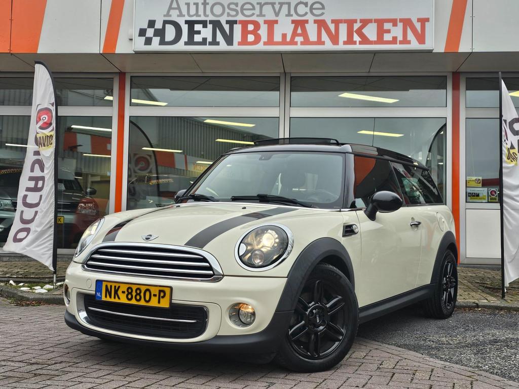 Mini Mini Clubman 1.6 Cooper Chili BJ.2014 / Panodak / Navi, Auto's, Gebruikt, 4 cilinders, 4 stoelen, Leder en Stof