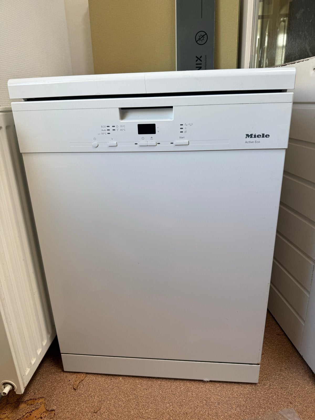 Miele Active Eco Vaatwasser - Wit, Vrijstaand, Ophalen, Gebruikt, 60 cm of meer, Eco programma