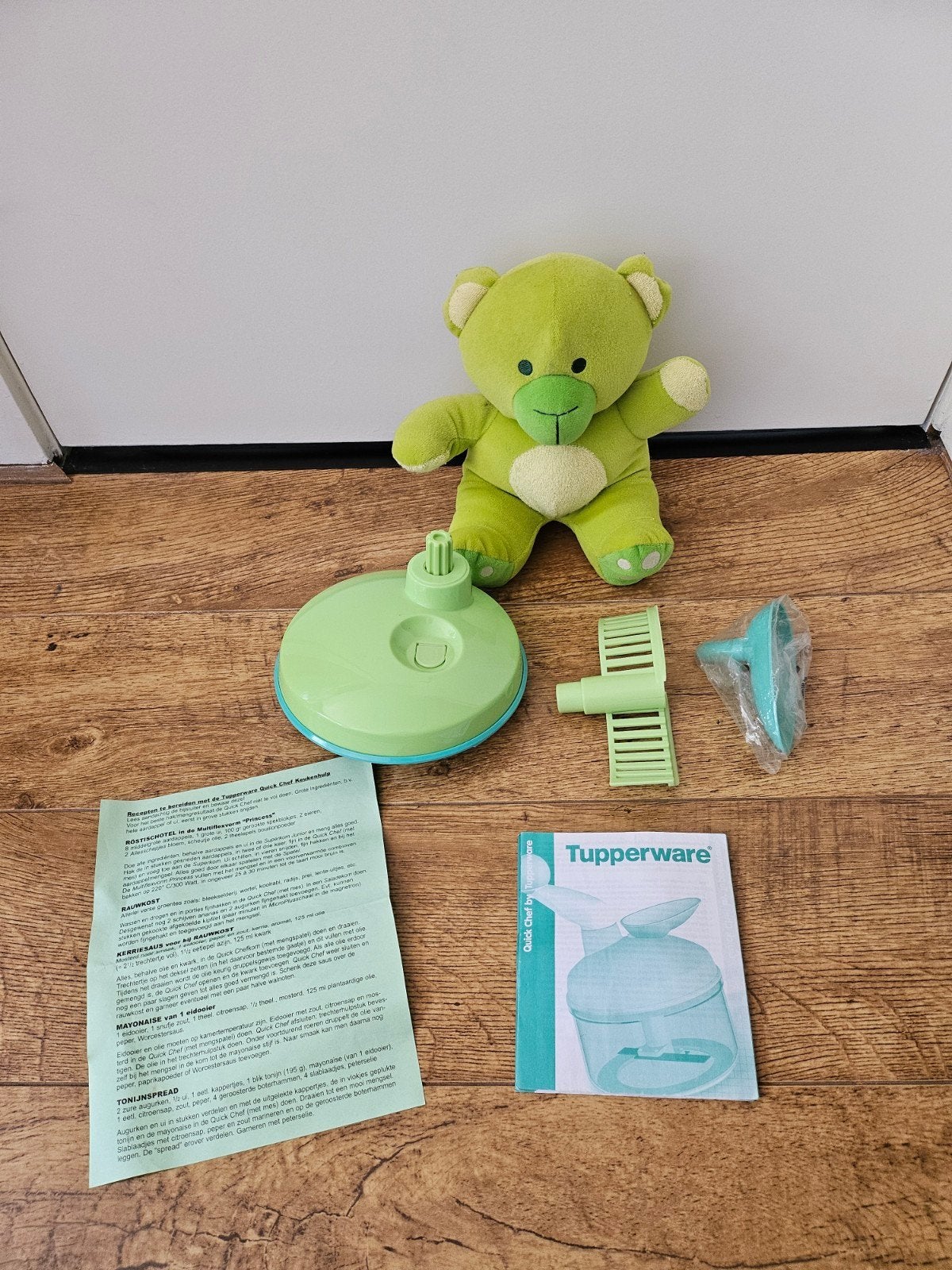 Tupperware losse onderdelen quickchef groen, Ophalen of Verzenden, Zo goed als nieuw, Groen, Overige typen