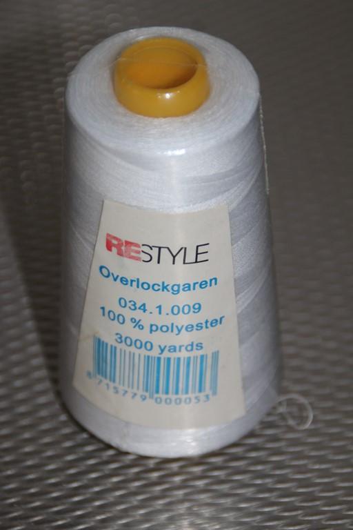 overlockgaren 034.1.009 100%polyester 3000yards nieuw wit, Hobby en Vrije tijd, Naaien en Fournituren, Ophalen of Verzenden, Nieuw
