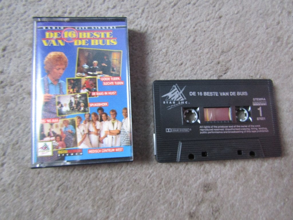 Cassette: De 16 beste van de buis, Gebruikt, 1 bandje, Ophalen of Verzenden, Origineel