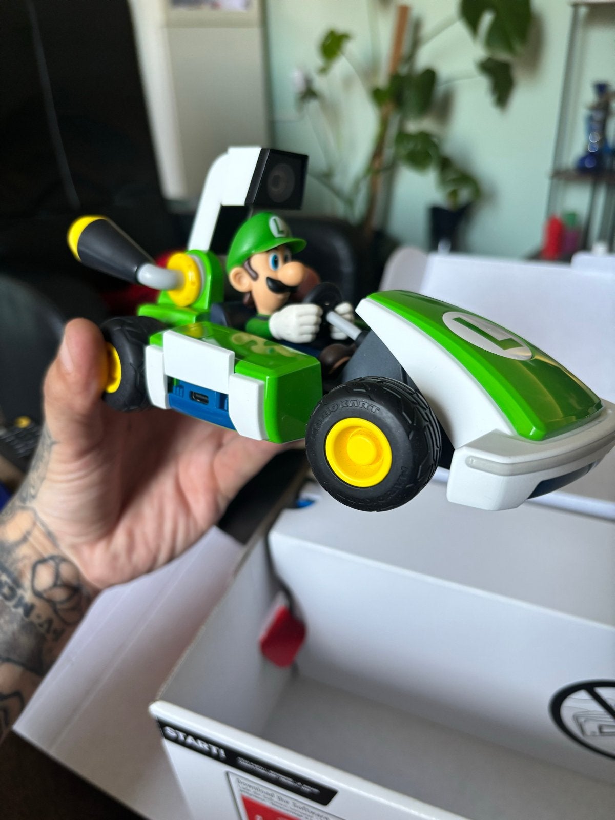 Mario Kart Live Home Circuit Luigi Set - Zo goed als nieuw, Spelcomputers en Games, Spelcomputers | Nintendo Switch, Zo goed als nieuw