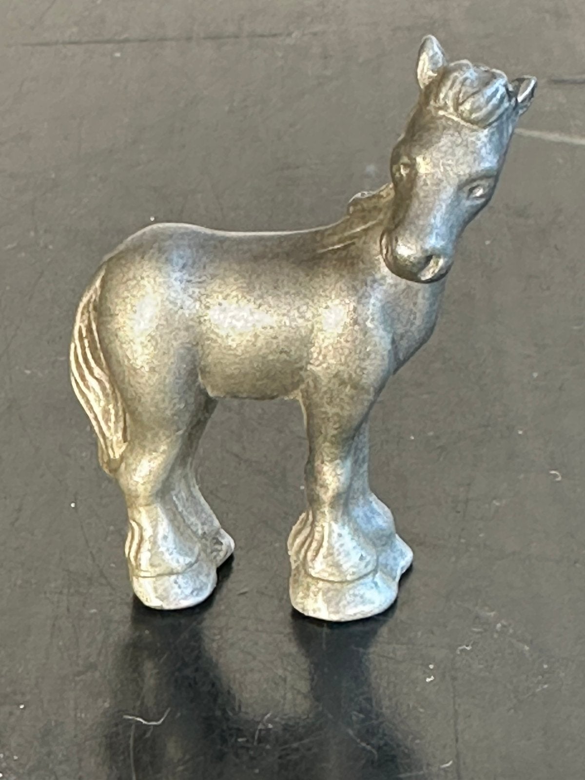 1992 Hudson Royal Selangor tin  Paard beeldje 4/5 cm H, Verzamelen, Ophalen of Verzenden, Gebruikt, Dier