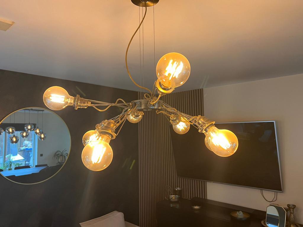Lumina Matrix Otto design hanglamp – 8 lichtpunten, Ophalen, Gebruikt