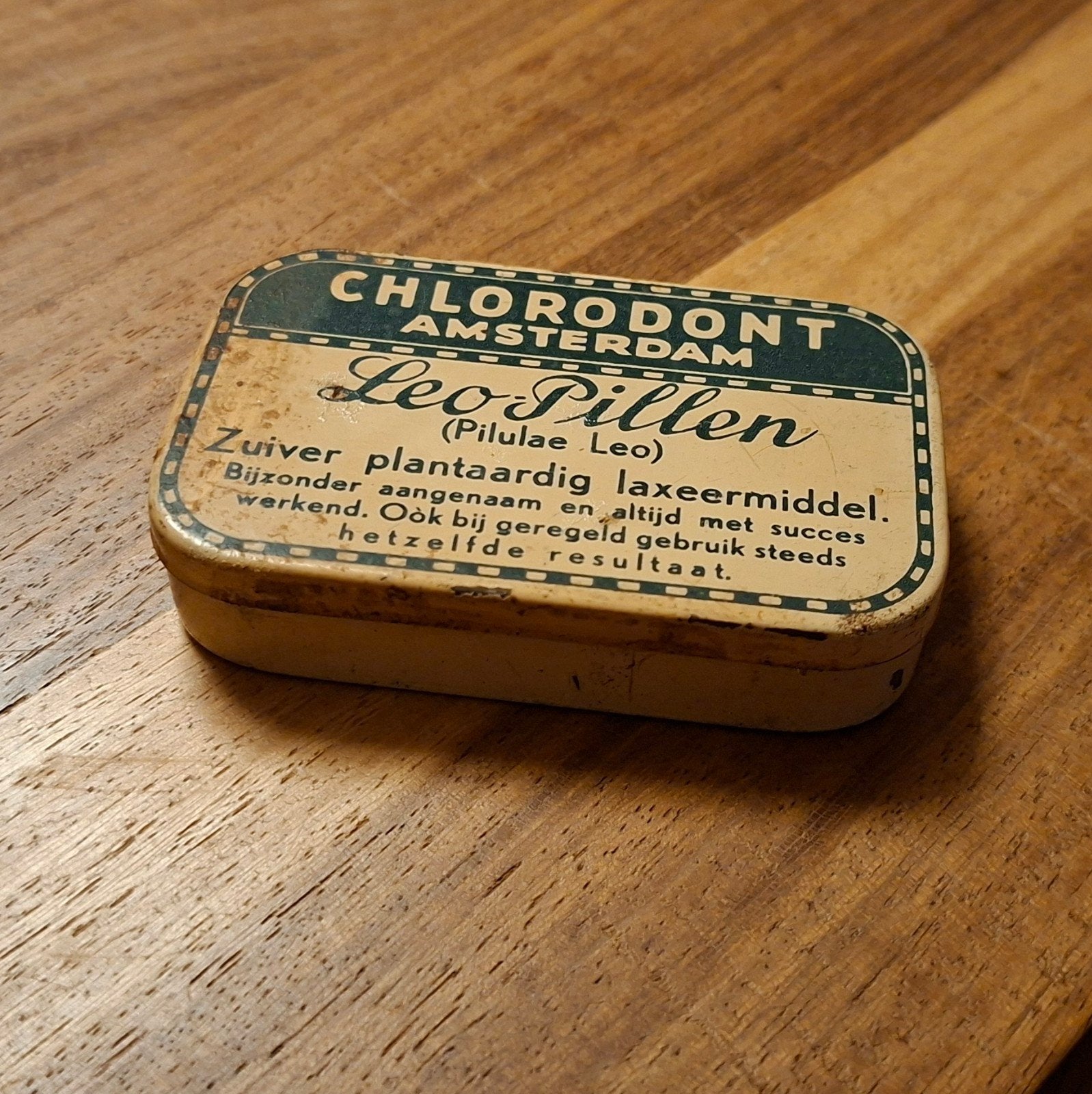 Vintage ChloroDONT Leo Pillen doosje - Amsterdam, Ophalen of Verzenden