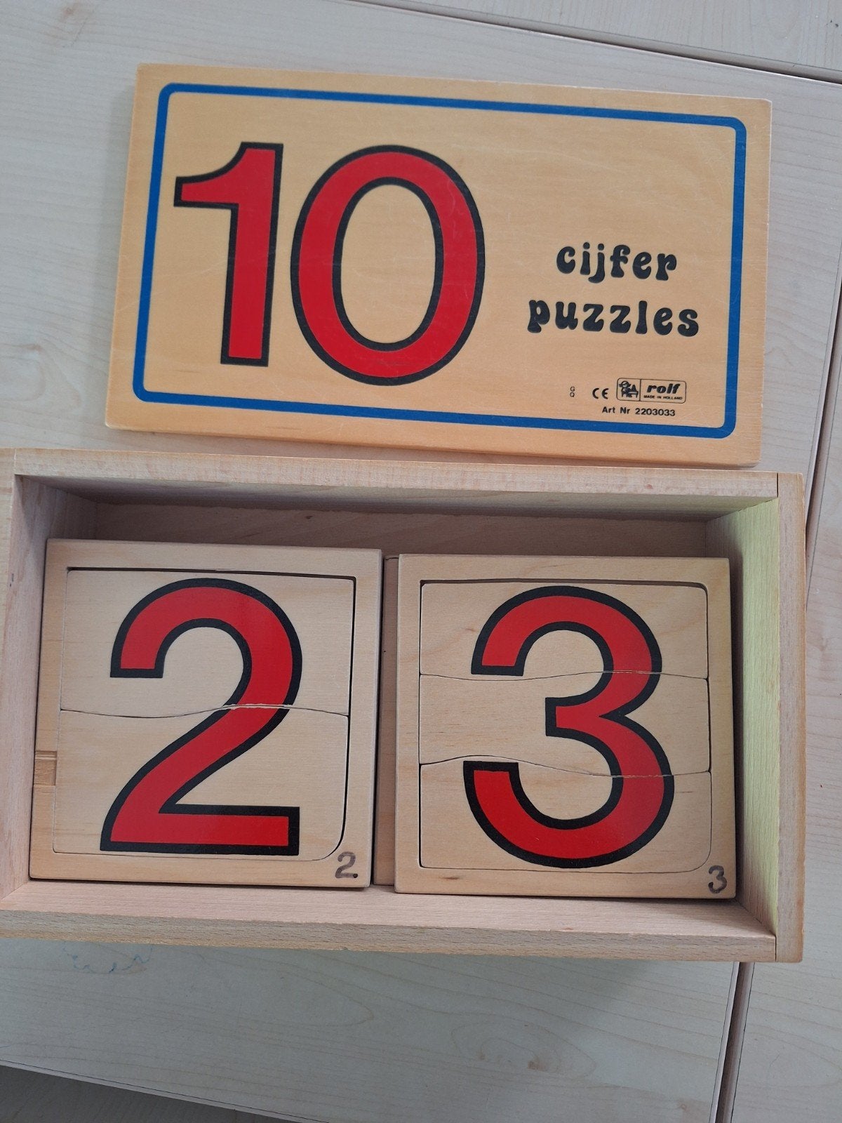 Cijfer puzzels, Ophalen, Zo goed als nieuw