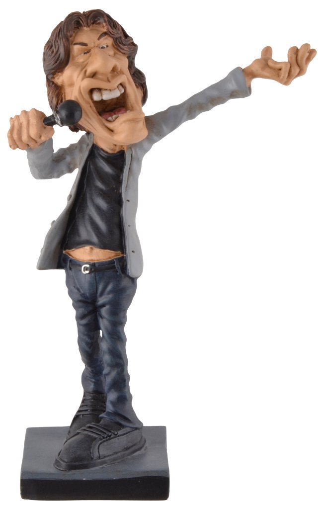 Mick Jagger Rolling Stones beeldje by Warren Stratford deco, Info@deconoord.nl, Deco Noord, Nieuw, Ophalen of Verzenden