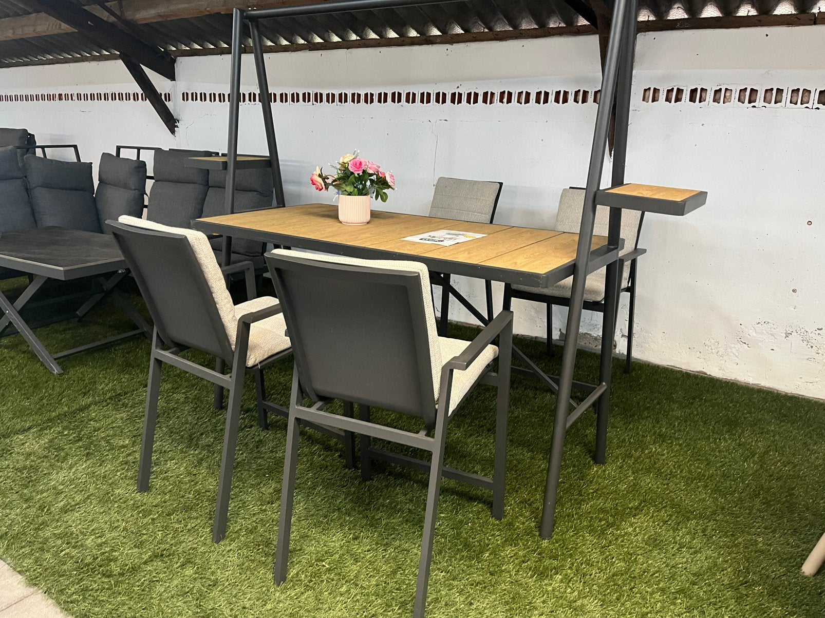Showmodel barset! MOET WEG! All weather, Tuin en Terras, Ophalen, Nieuw, Aluminium