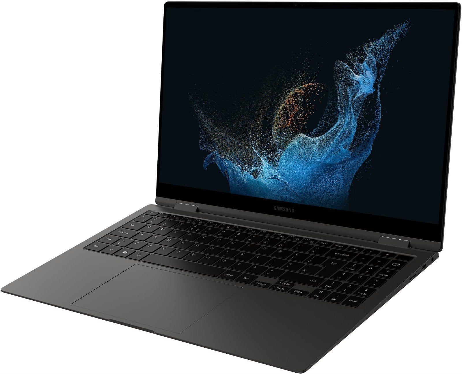 Samsung Galaxy Book2 Pro 360 16" (i7/16GB/512GB) + extras, Computers en Software, Windows Laptops, 2 tot 3 Ghz, Qwerty, Zo goed als nieuw