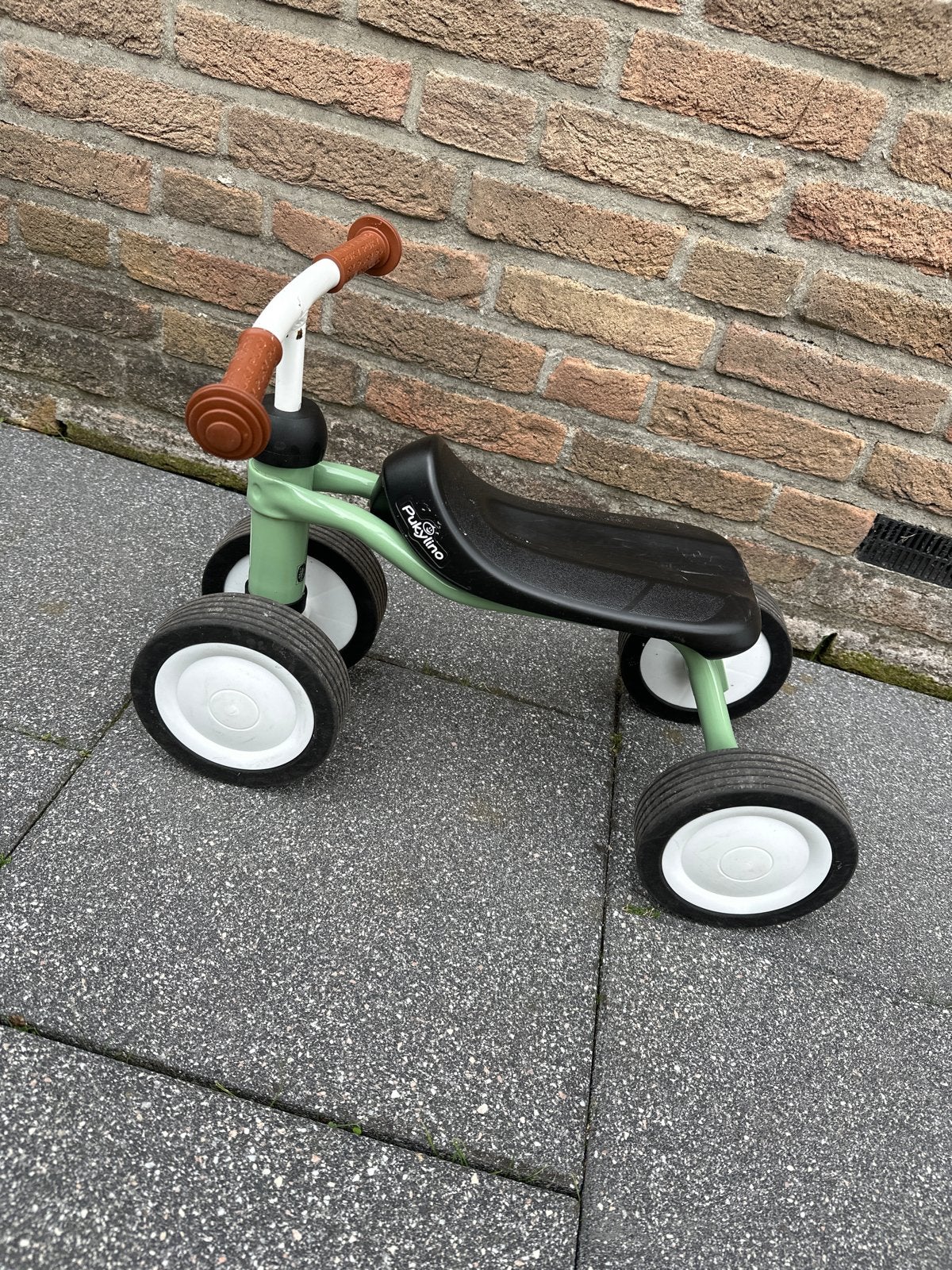 Puky Pukylino loopfietsje - Groen, Kinderen en Baby's, Speelgoed | Buiten | Voertuigen en Loopfietsen, Ophalen, Gebruikt, Loopfiets