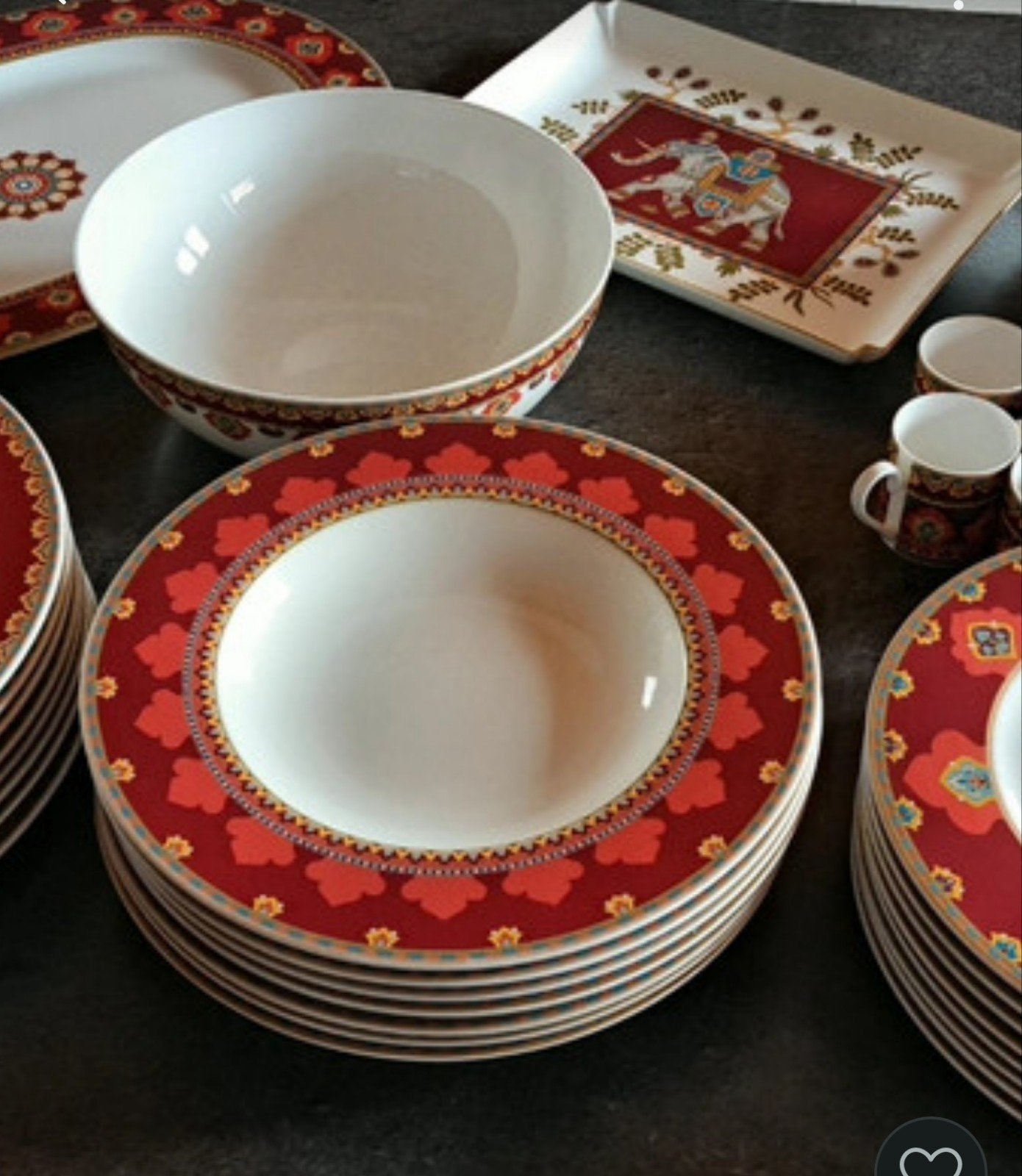 Villeroy & Boch Samarkand Rubin servies, Ophalen, Villeroy & Boch, Zo goed als nieuw, Overige stijlen