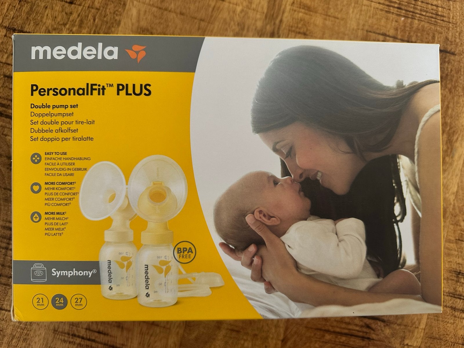 Medela PersonalFit Plus Dubbele Afkolfset 24mm, Ophalen of Verzenden, Zo goed als nieuw