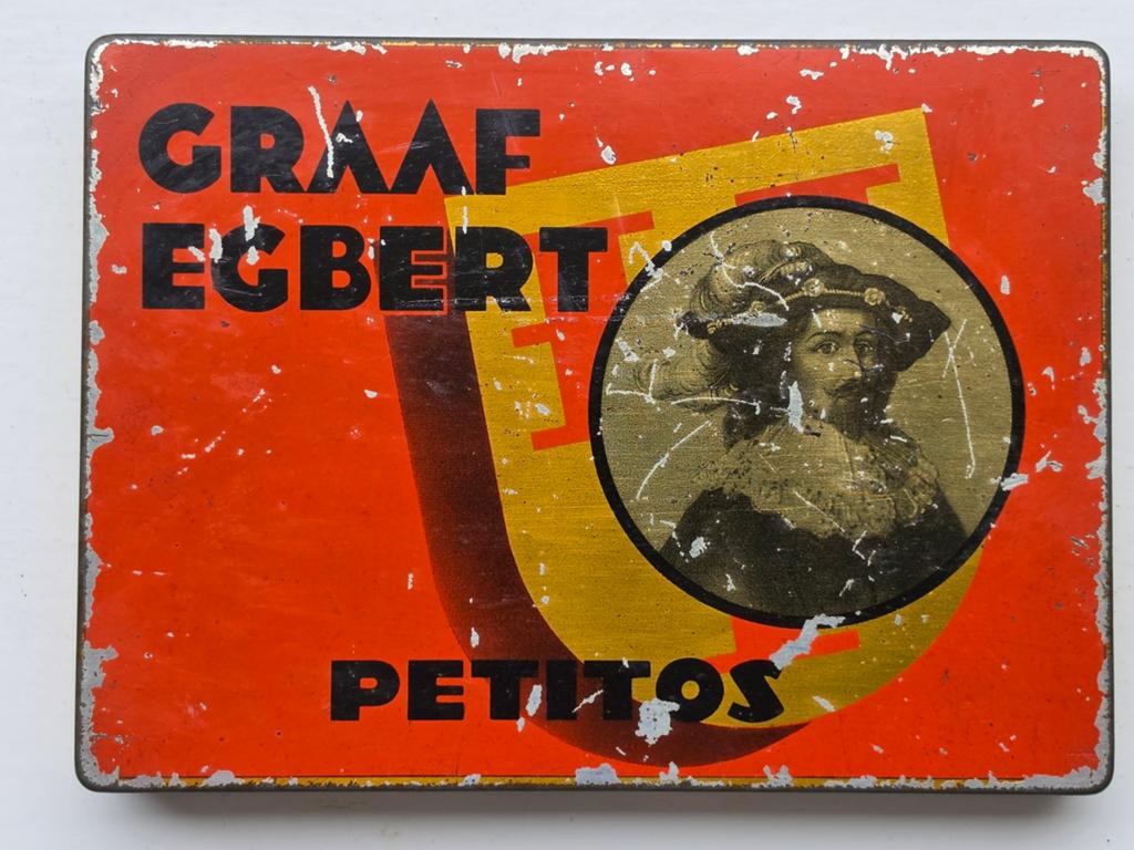 Graaf Egbert Petitos 10 sigaren blik, Ophalen of Verzenden, Gebruikt, Overige