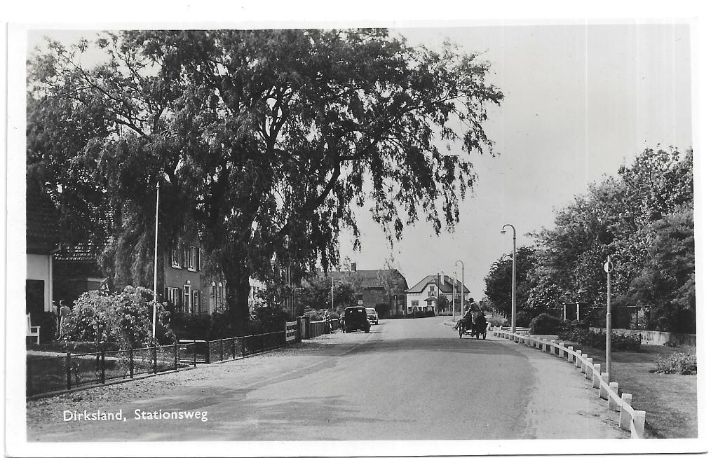 AK Dirksland - Stationsweg, Verzenden, 1960 tot 1980, Ongelopen, Zuid-Holland