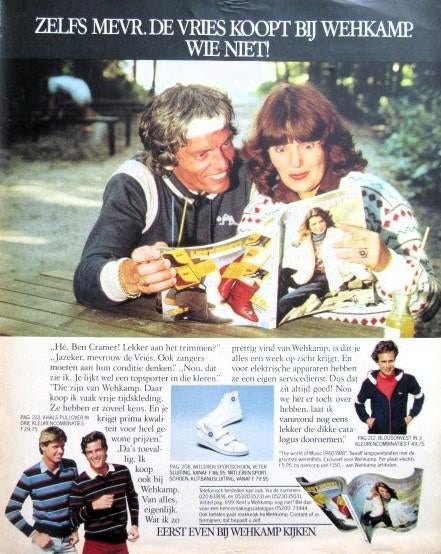 22 vintage advertenties Wehkamp katalogus 57-81 postorders, Ophalen of Verzenden, Gebruikt, Overige typen