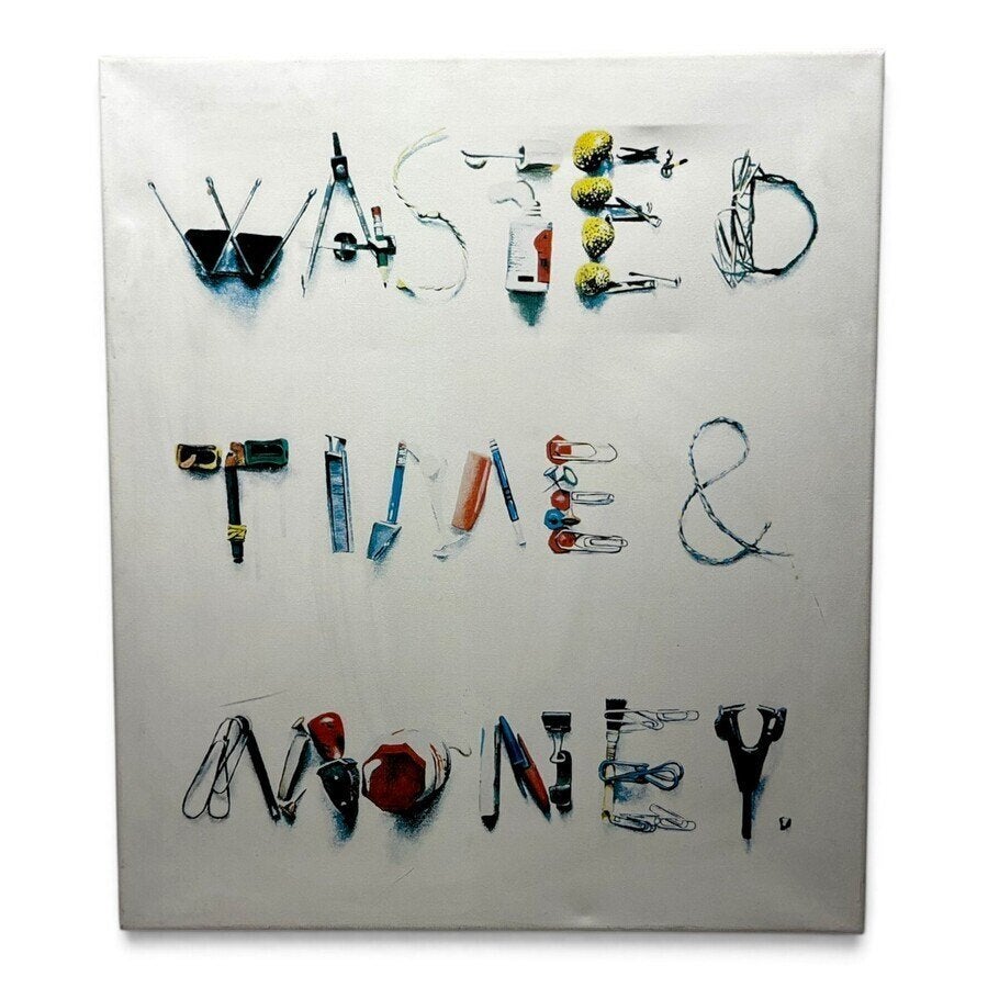 Rob Scholte (1958) - Wasted Time and Money, Antiek en Kunst, Ophalen of Verzenden