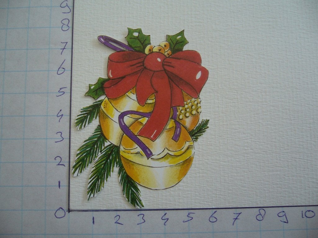 nr. 673 - uitgeknipt 3d plaatje kerst, Hobby en Vrije tijd, Kaarten | Zelf maken, Ophalen of Verzenden, Nieuw, Kerst, Knipvel