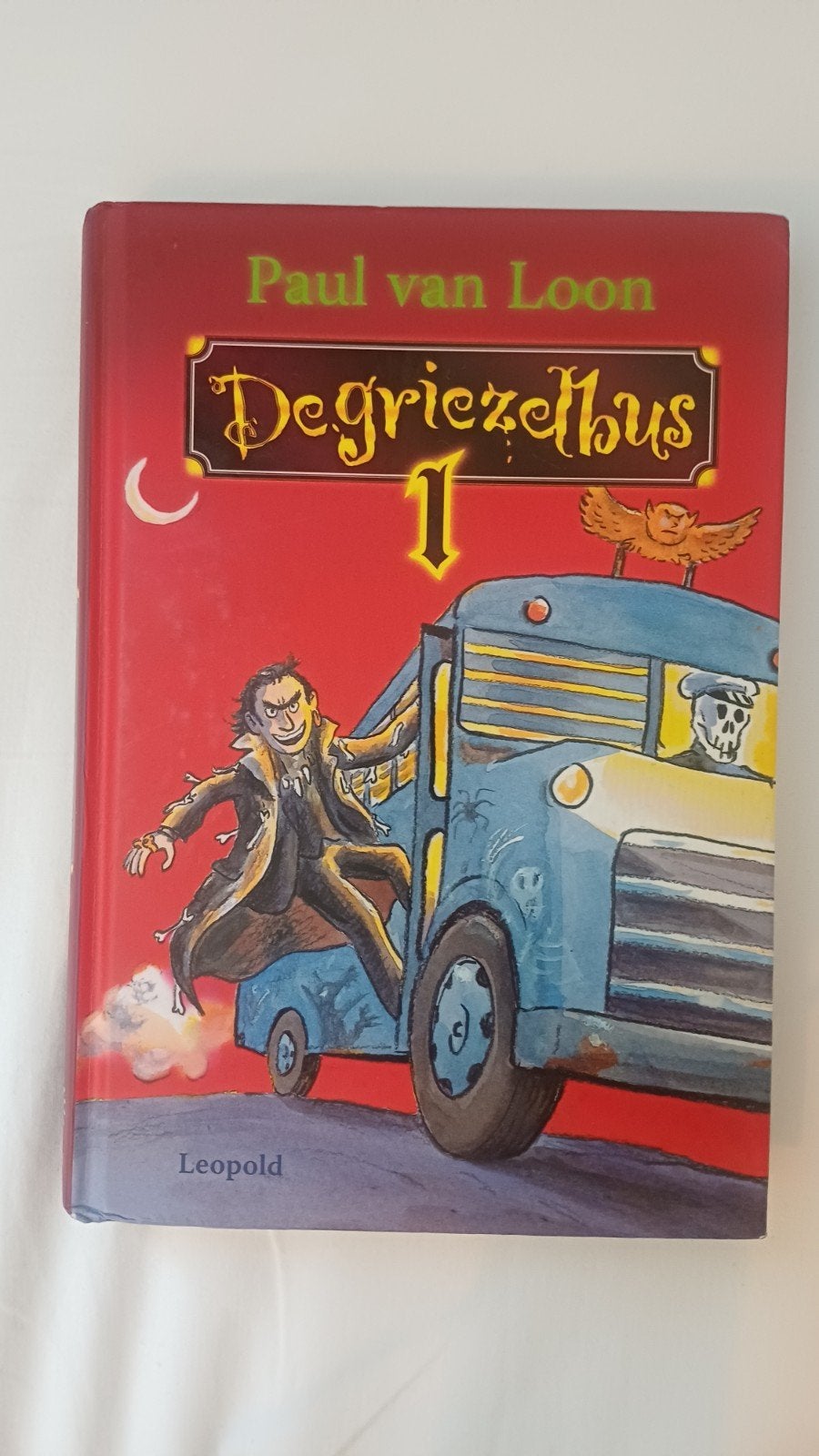 De Griezelbus 1 - Paul van Loon (Hardcover), Fictie algemeen, Paul van Loon, Ophalen of Verzenden, Zo goed als nieuw
