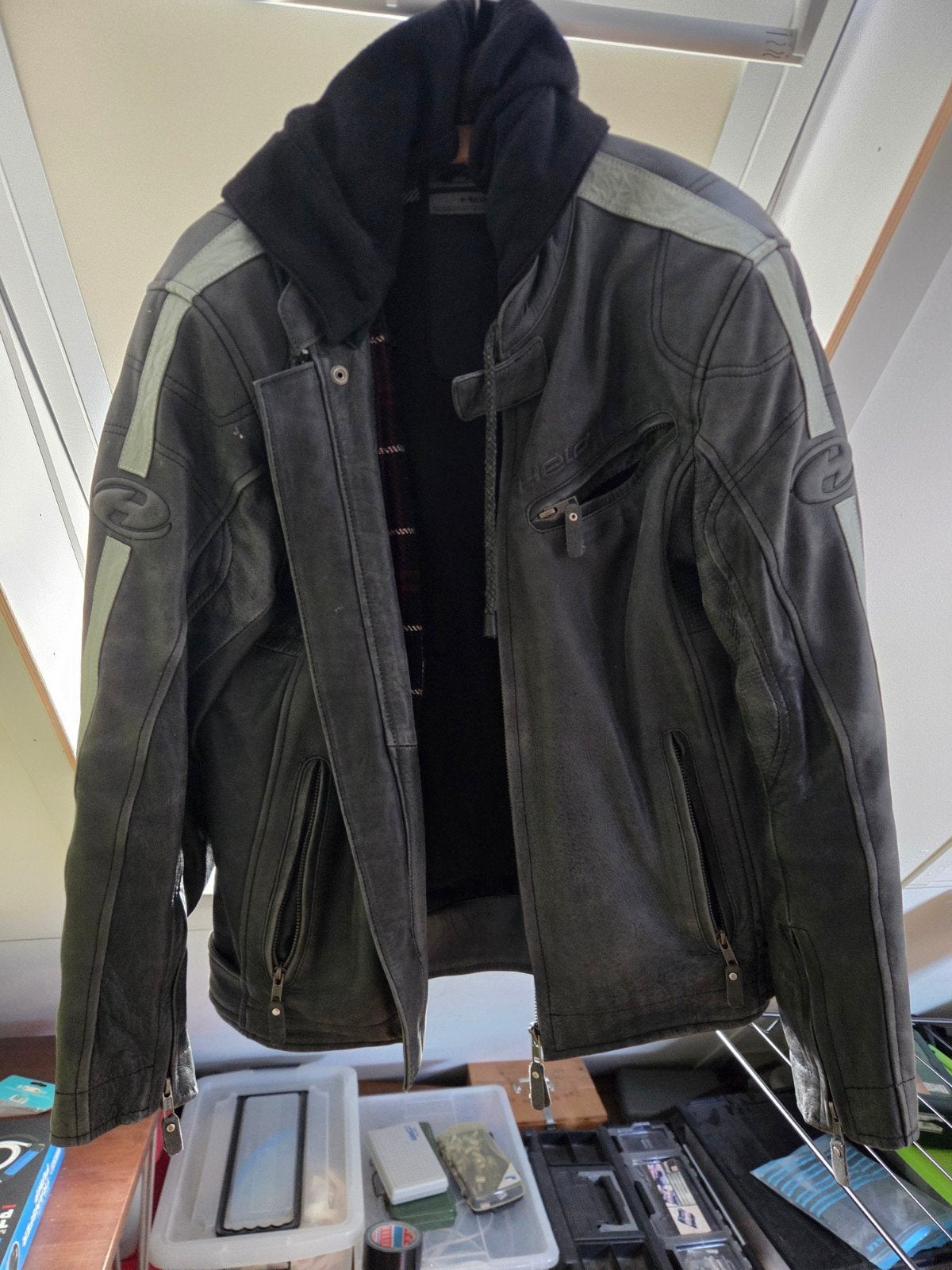 motorjas, Motoren, Kleding | Motorkleding, Ophalen, Tweedehands, Heren, Jas | leer