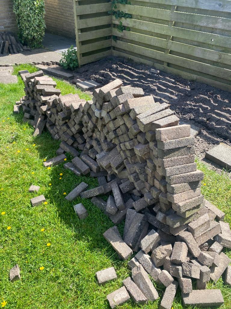 GRATIS WAALTJES, Tuin en Terras, Ophalen, Gebruikt, Klinkers, 10 m² of meer