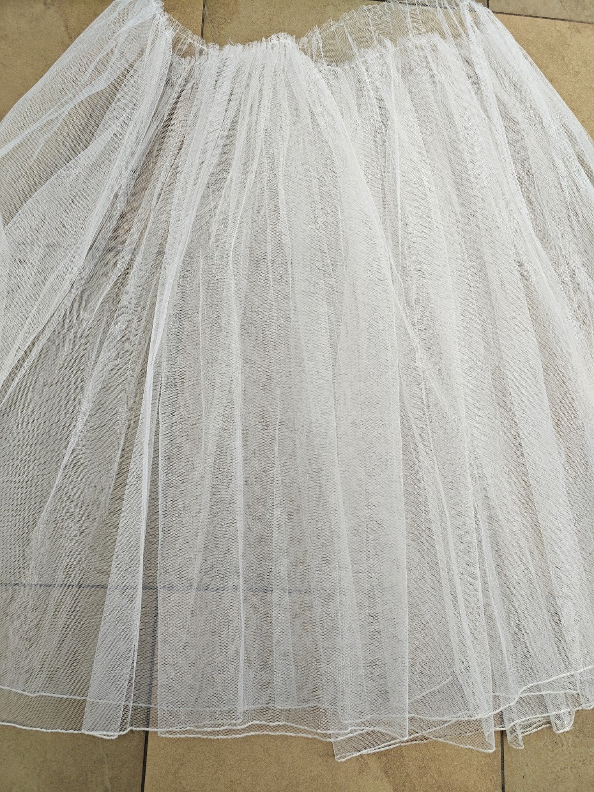 Witte petticoat 87 cm voor trouwjurk of feestjurk, Ophalen of Verzenden, Nieuw, Wit, Accessoires