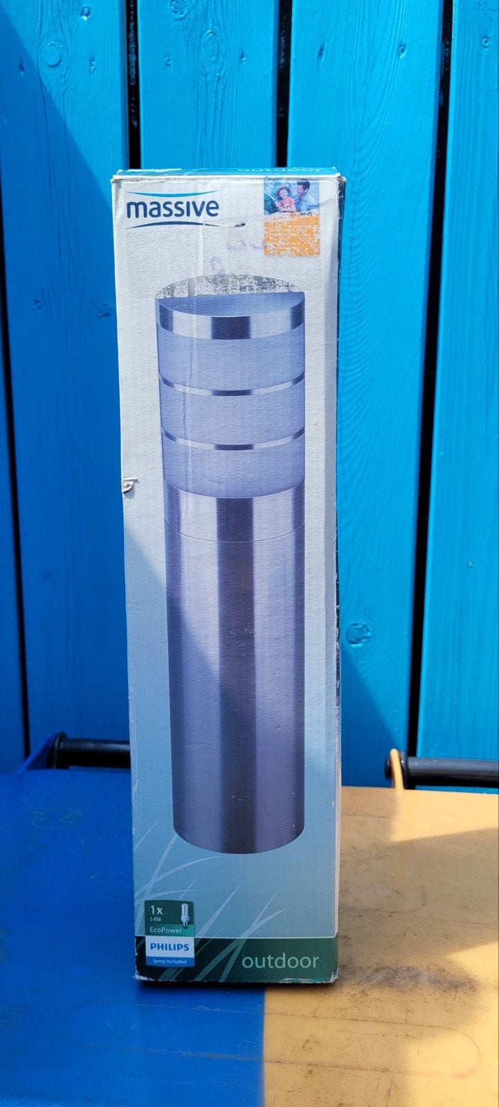 Massive buitenlamp, Tuin en Terras, Staande lamp, Nieuw, Ophalen of Verzenden, Netvoeding