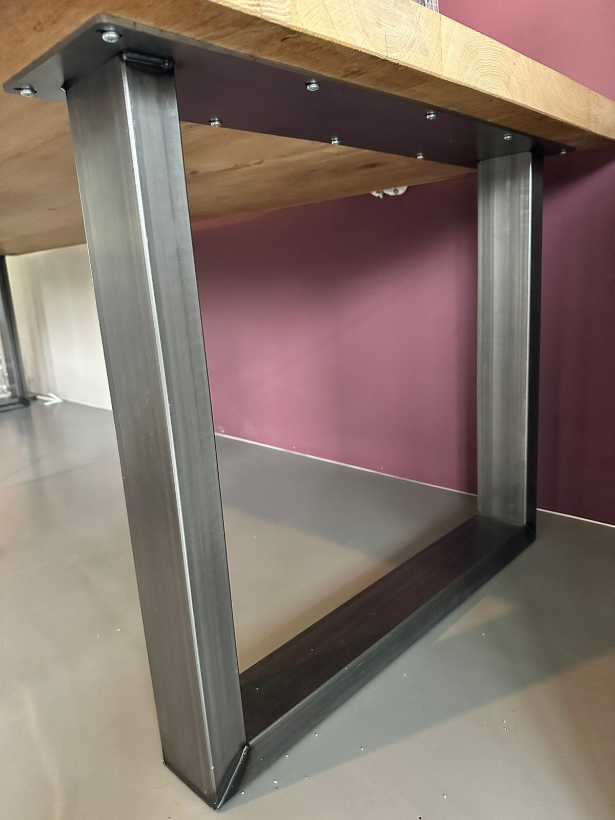 Stalen robuust onderstel tafel (merk: Zwaartafelen), Ophalen, Tafelpoot, Gebruikt, 50 tot 100 cm