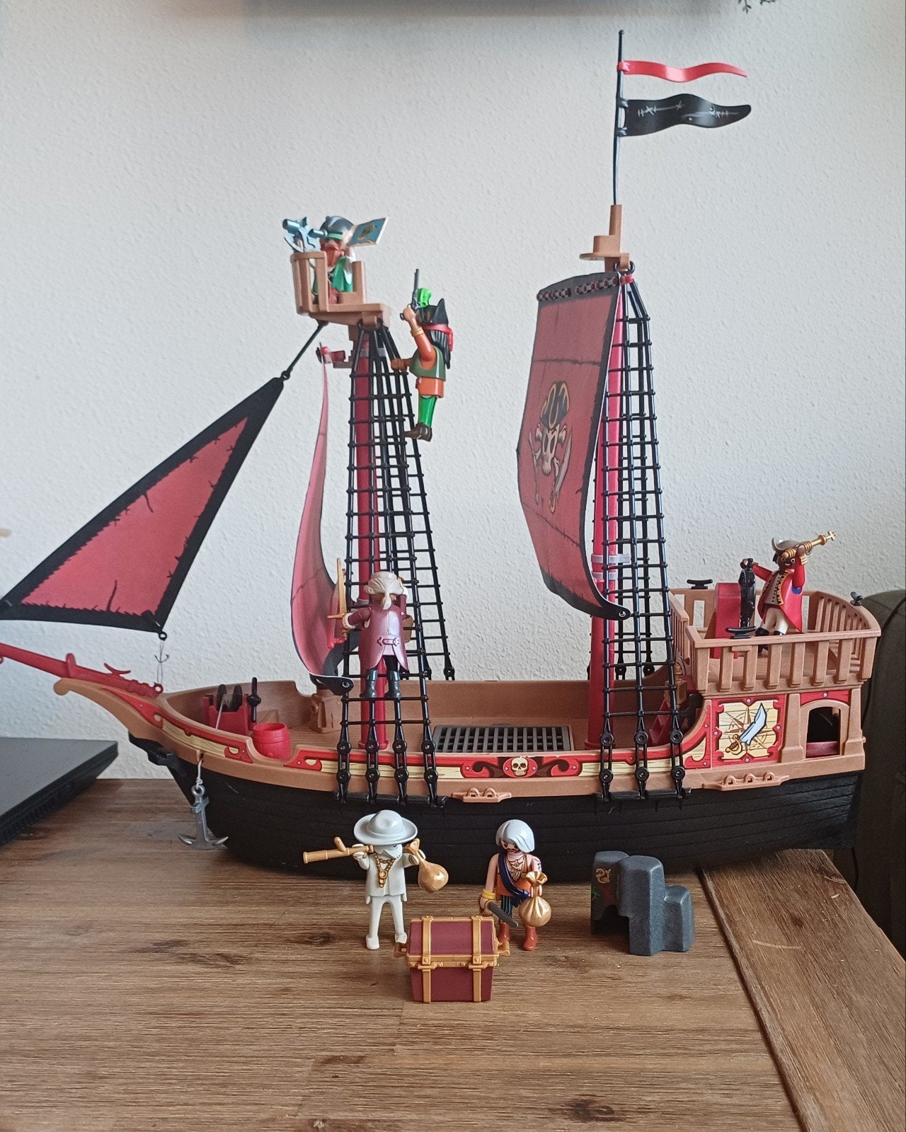 Playmobil Piratenschip, Kinderen en Baby's, Speelgoed | Playmobil, Ophalen of Verzenden, Zo goed als nieuw, Los playmobil