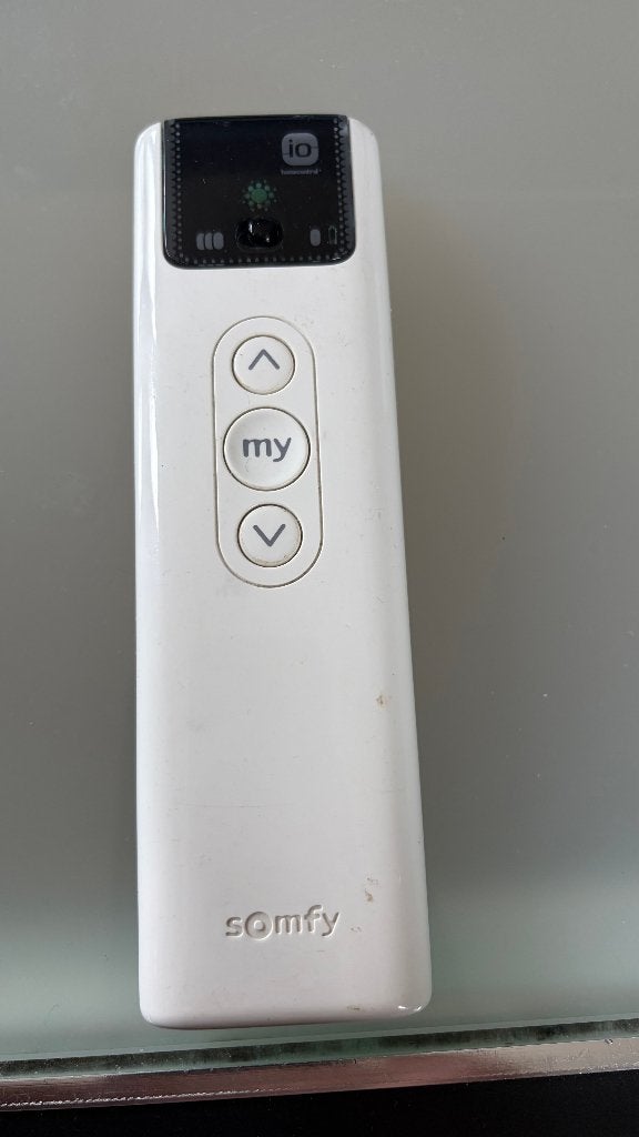 Somfy Situo A/M IO Pure remote control, Gebruikt, Minder dan 100 cm, Wit, Ophalen of Verzenden