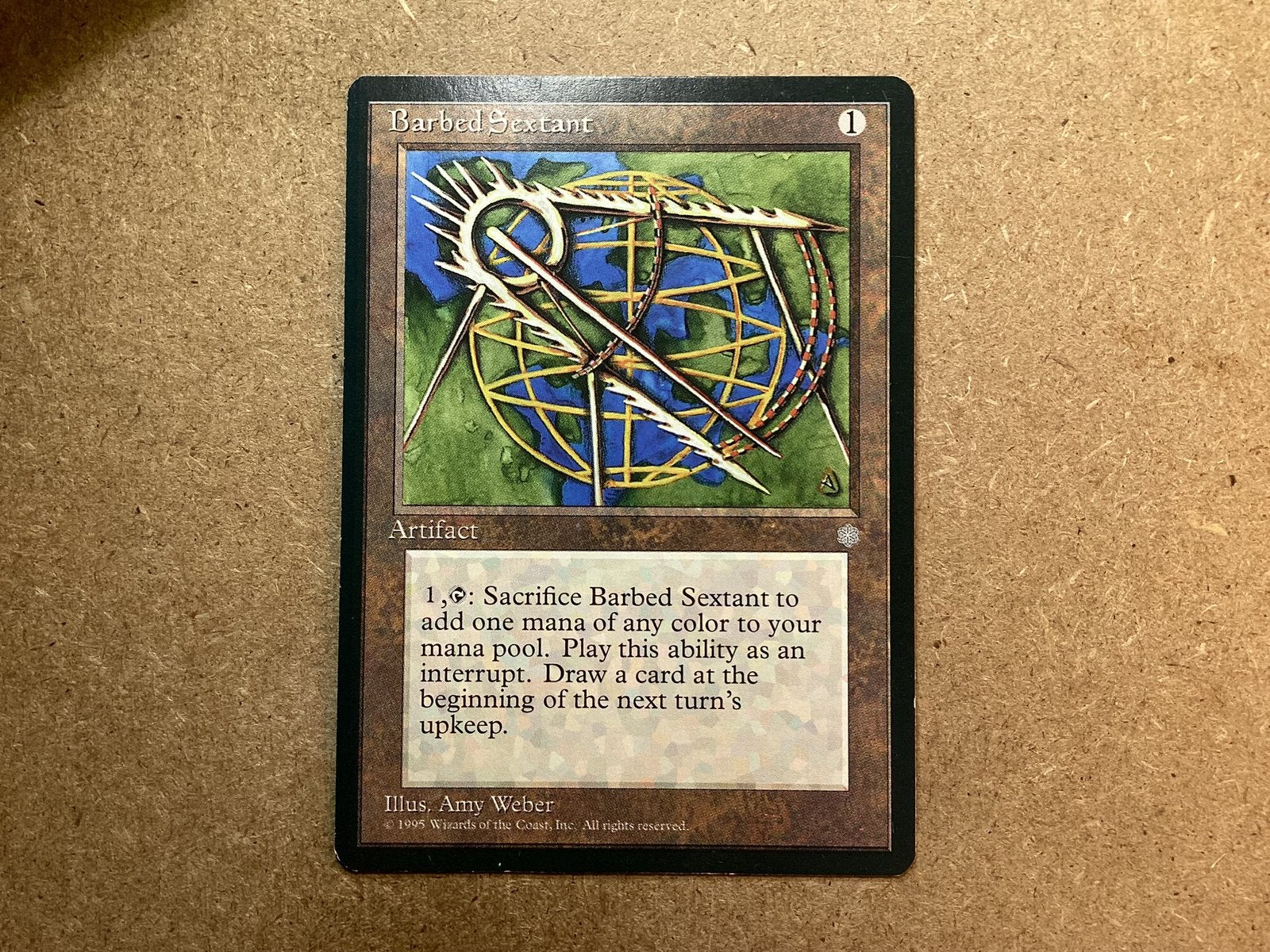 1x Barbed Sextant (Excellent), Ophalen of Verzenden, Zo goed als nieuw, Losse kaart