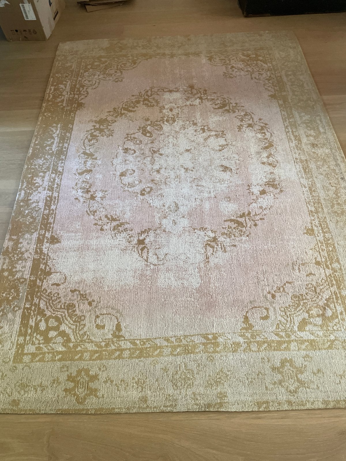 Sissy-Boy Vloerkleed - Roze/Goud met Patroon, Ophalen, Gebruikt, 150 tot 200 cm, 200 cm of meer