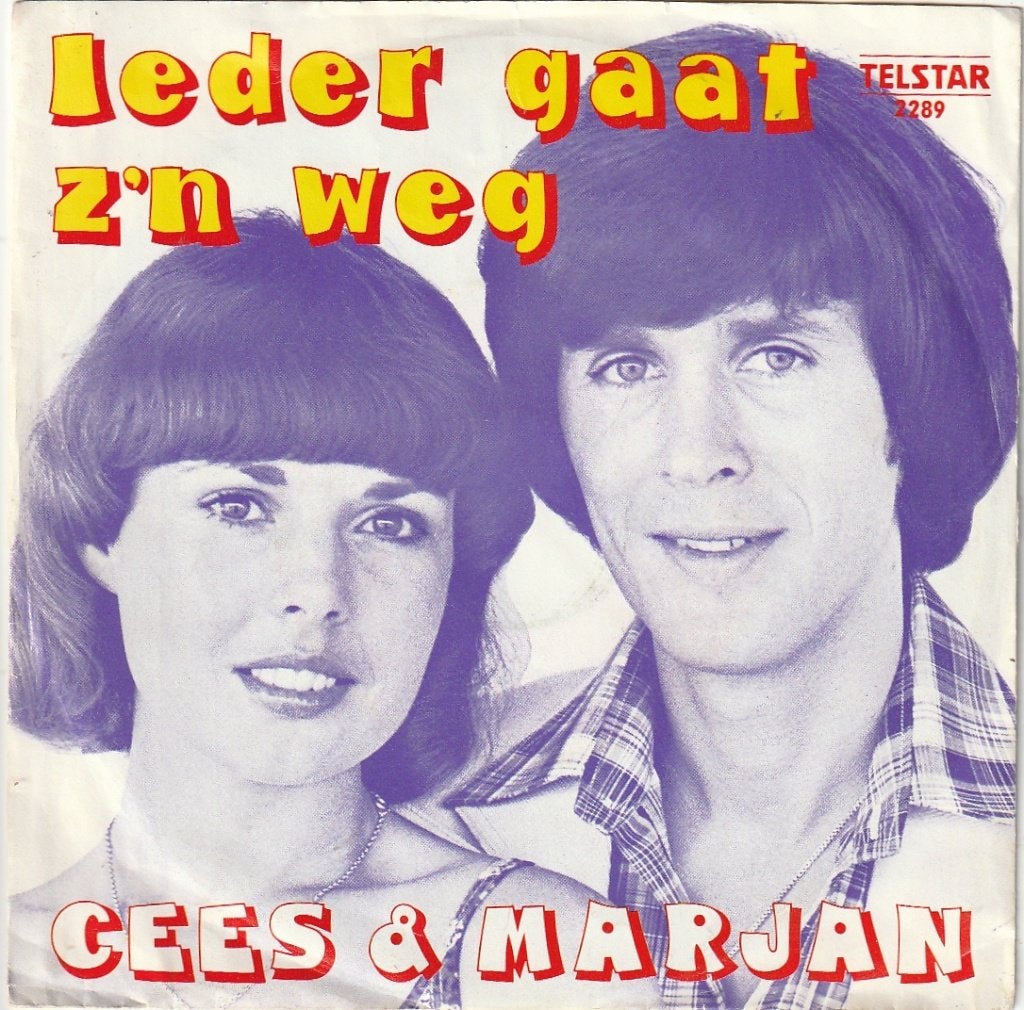 Cees & Marjan - Ieder gaat z'n eigen weg -  Nr 204, Cd's en Dvd's, Vinyl | Nederlandstalig, Ophalen, Gebruikt, 7 inch, Levenslied of Smartlap