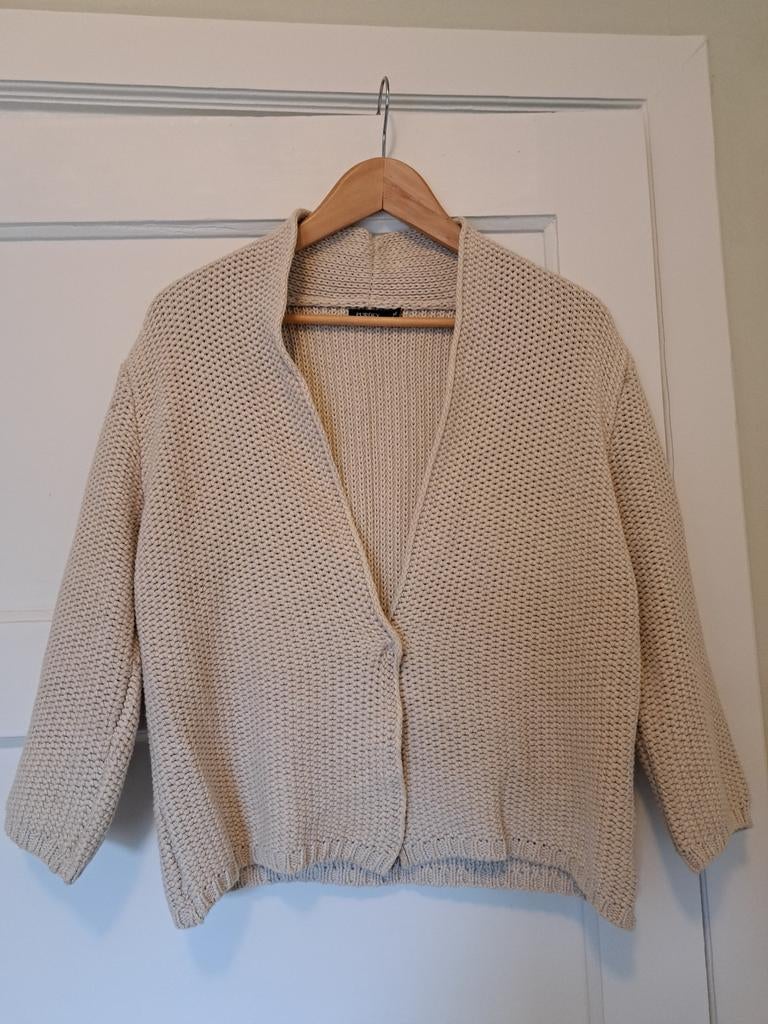 Purdey katoenen vestje mt M, Ophalen of Verzenden, Zo goed als nieuw, Maat 38/40 (M), Beige