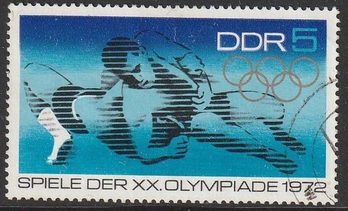 DDR 1972 1753 Olympiade Worstelen, Gest, Ophalen of Verzenden, DDR, Gestempeld