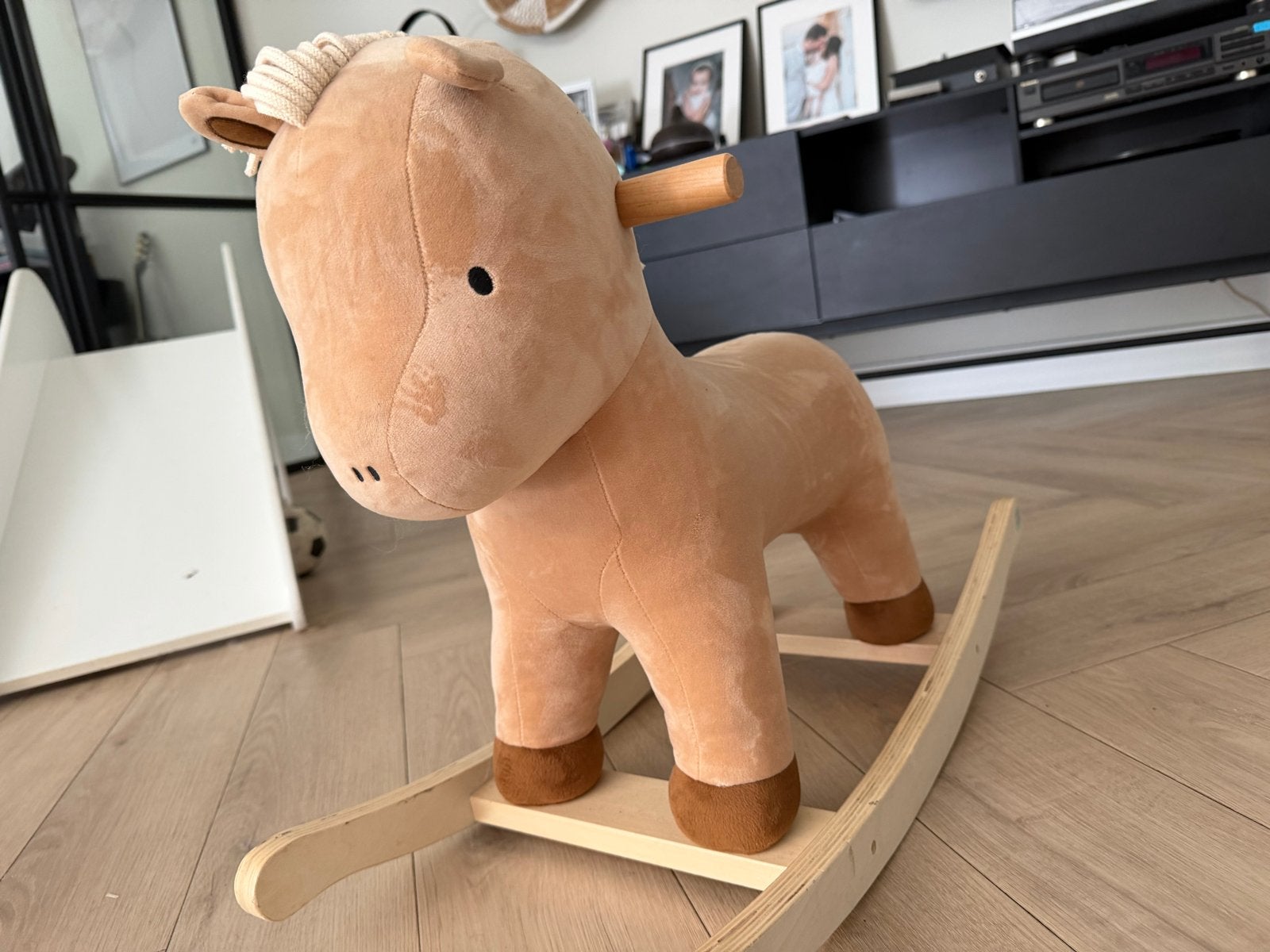 Petite Amélie Schommelspeelgoed Paard  Arthur- zgan, Ophalen, Zo goed als nieuw, Jongen of Meisje