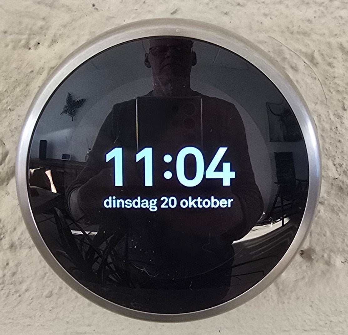 Nest Thermostaat  Slimme thermostaat + Heat Link, Ophalen of Verzenden, Slimme thermostaat, Zo goed als nieuw