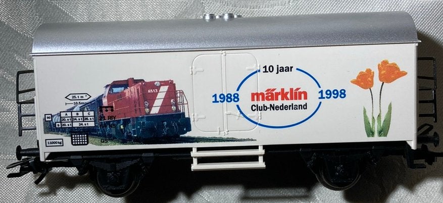 Märklin NS koelwagon “10 jaar Märklin club Nederland”, Wisselstroom, Wagon, Ophalen of Verzenden, Märklin