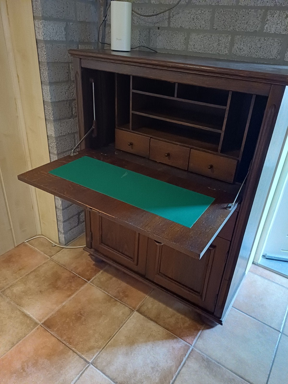secretaire bureau kastje, Ophalen