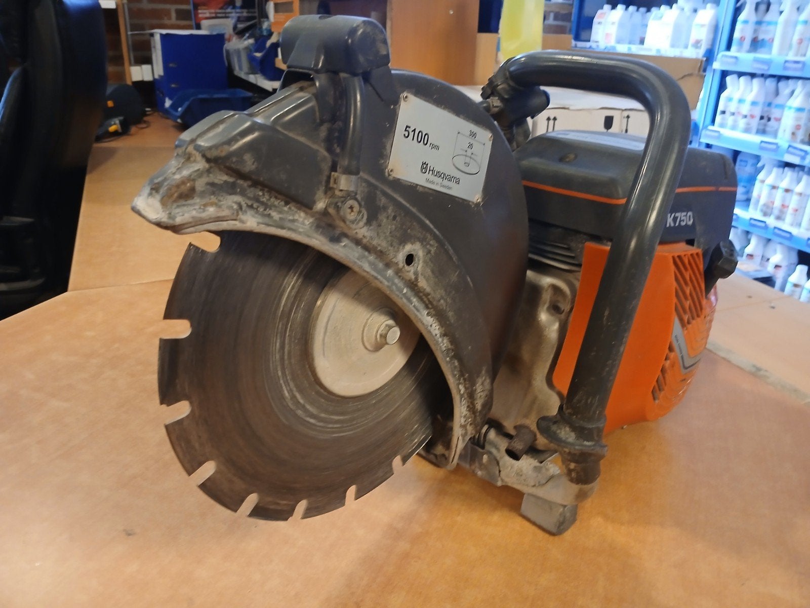 Husqvarna K750 Doorslijper - Krachtige Zaagmachine, Doe-het-zelf en Verbouw, Gereedschap | Zaagmachines, Gebruikt, 70 mm of meer