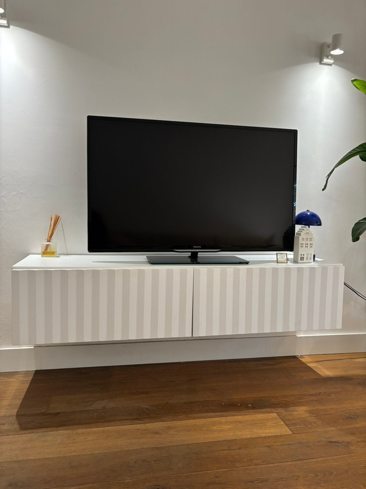 Zwevend TV meubel, Ophalen, Zo goed als nieuw, 25 tot 50 cm, Minder dan 100 cm