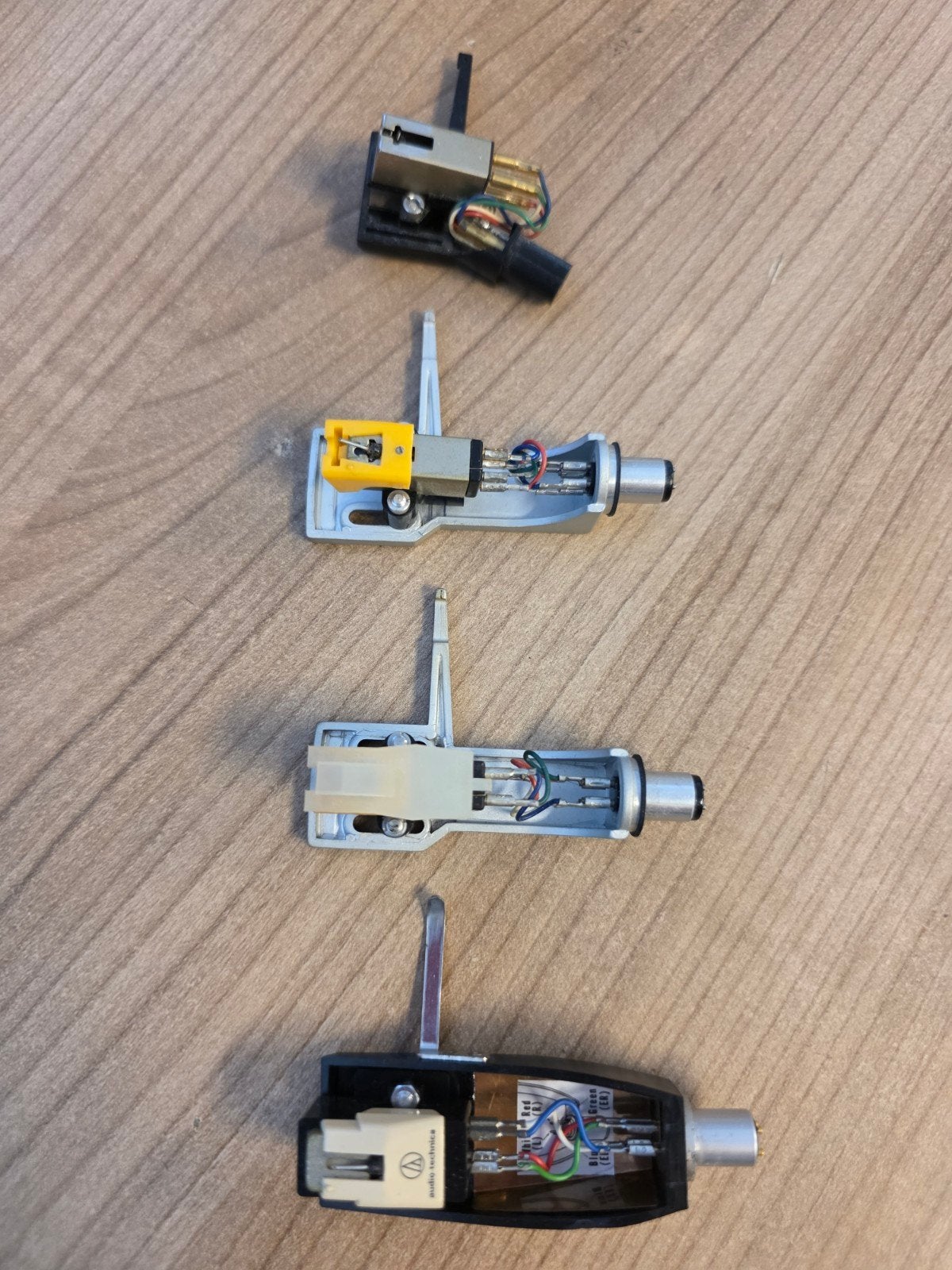 Headshell Platenspeler Elementen Naalden Akai Audio-Technica, Ophalen of Verzenden, Gebruikt, Platenspeler-onderdeel, Akai