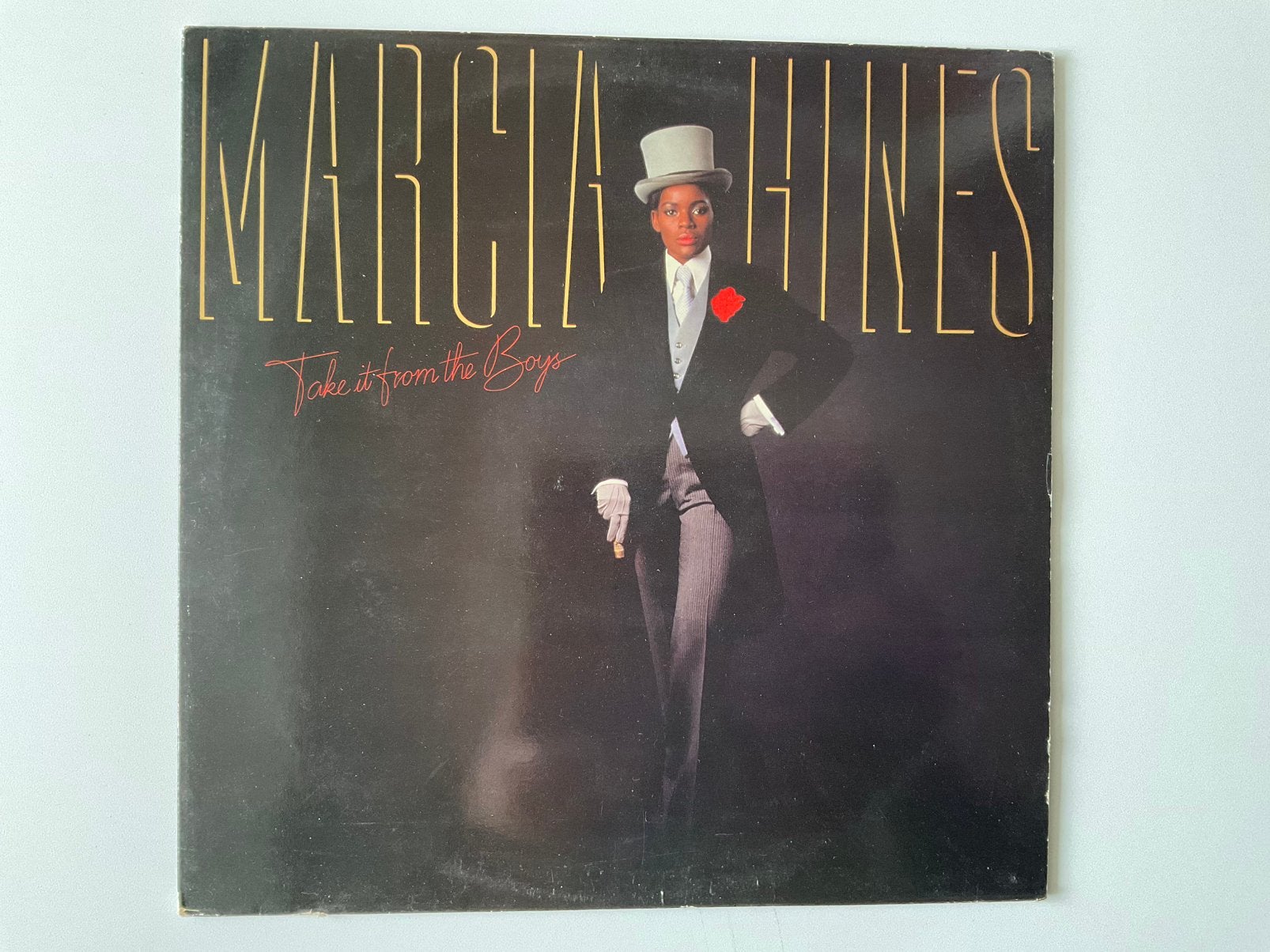 Marcia Hines – Take It From The Boys LP soul disco, LP, Gebruikt, Ophalen of Verzenden, Disco